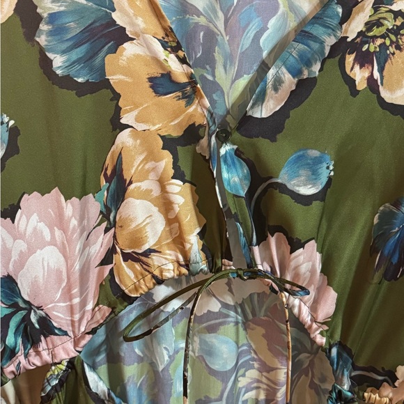 Womens Zara Floral Jumpsuit Size Small - Picture 4 of 9